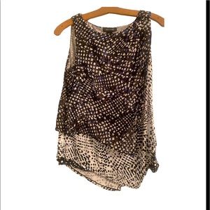 White House Black Market Women's Black/Blue Layered...